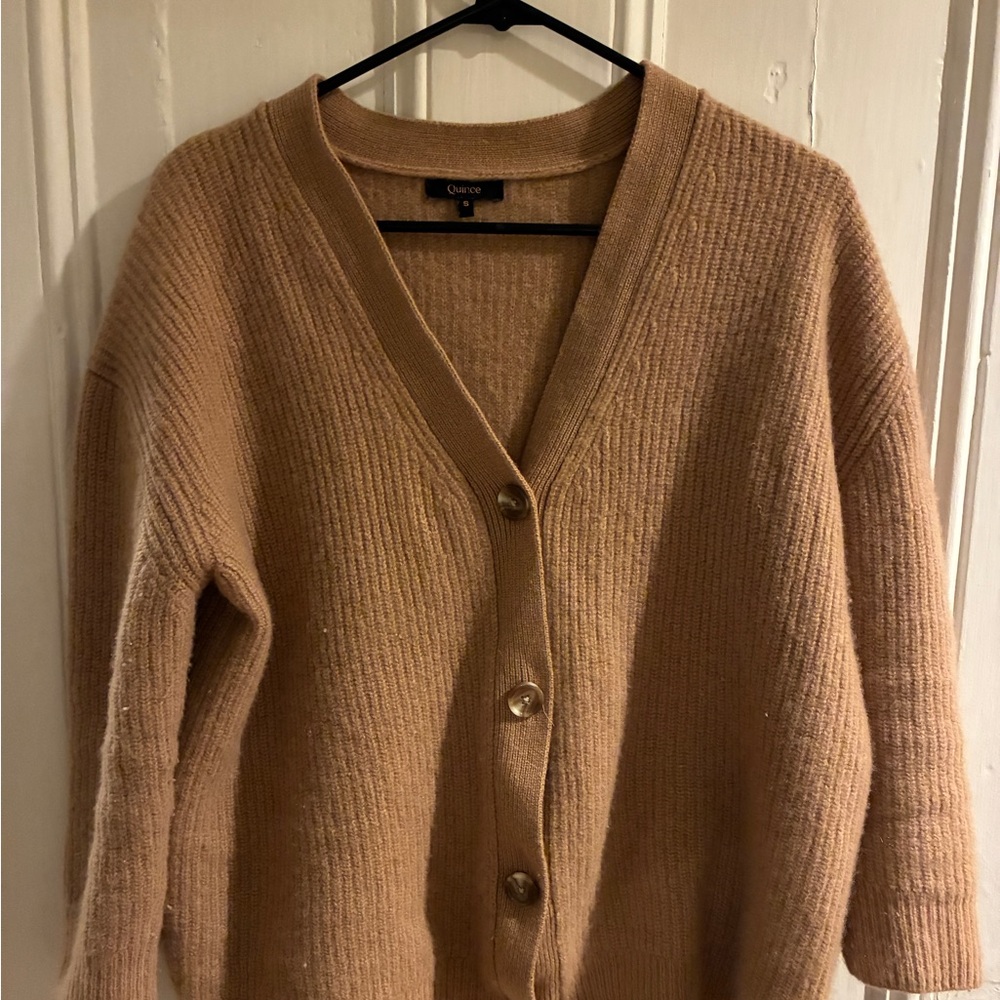 Quince Cashmere Cardigan Sweater